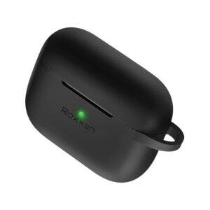 Roxxon Silicone Apple Airpods Pro Case Black Roxxon Silicone Apple Airpods Pro Case Black